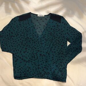 Sam & Lavi Leopard print blouse